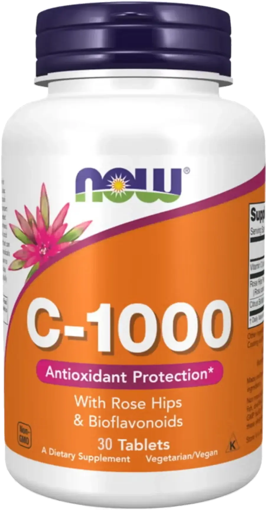 Now Vitamin C 1000mg with Bioflavonoids Immune Support Capsules 100s pack