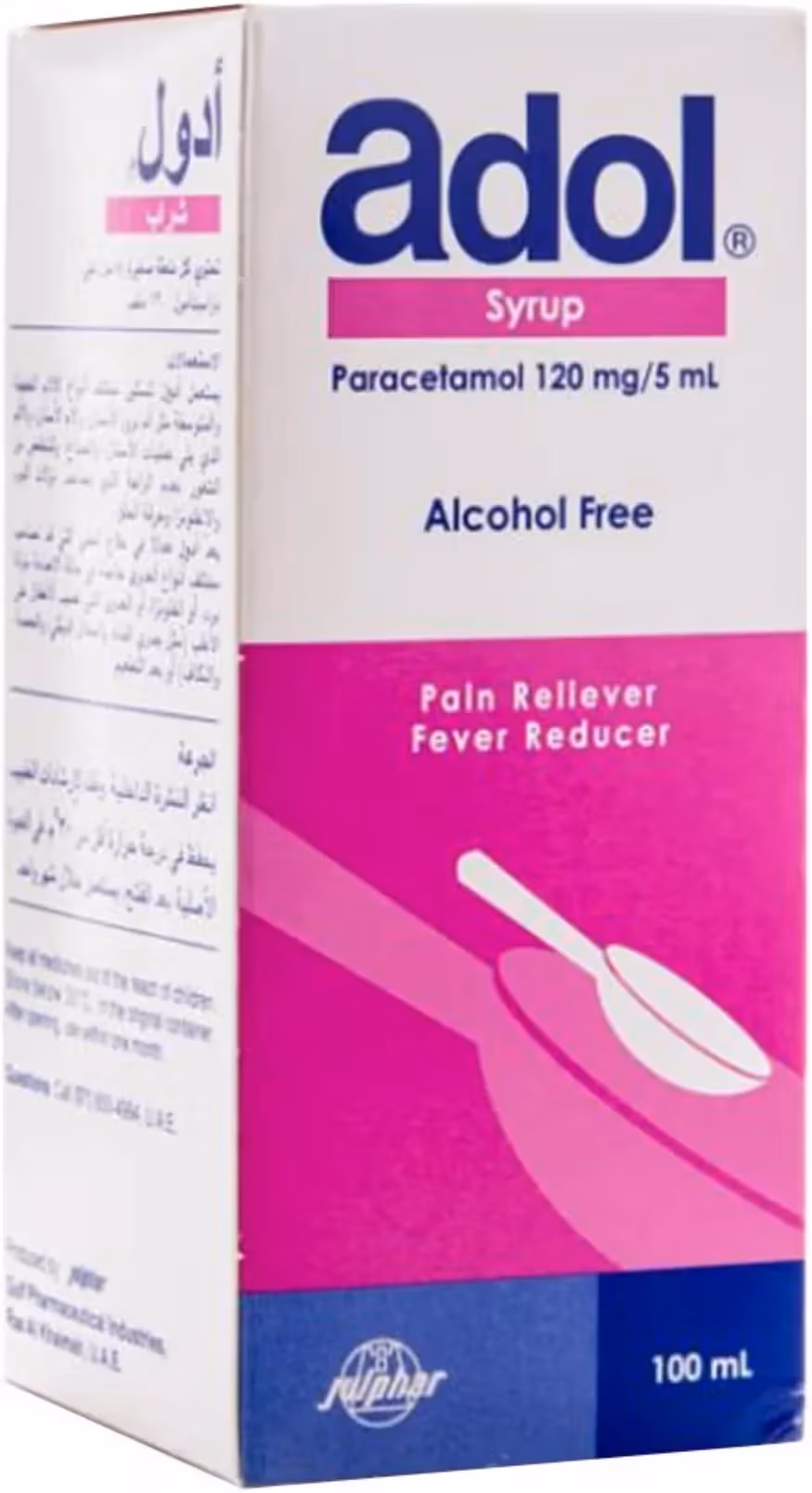 Adol 120mg/5ml Syrup 100ml pack