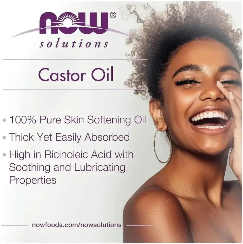 Now Castor Oil Pure Natural Hair & Skin Conditioning Oil 118ml