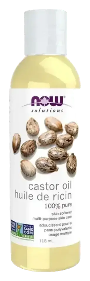 Now Castor Oil Pure Natural Hair & Skin Conditioning Oil 118ml pack