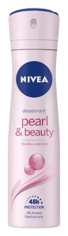 Nivea Pearl Beauty 48H Women's Antiperspirant Deodorant Spray 150ml pack
