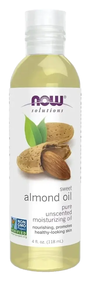 Now Sweet Almond Pure Natural Skin & Hair Nourishing Oil 118ml pack