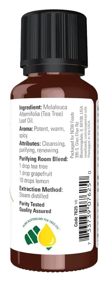 Now Tea Tree Essential Oil Pure 30mL