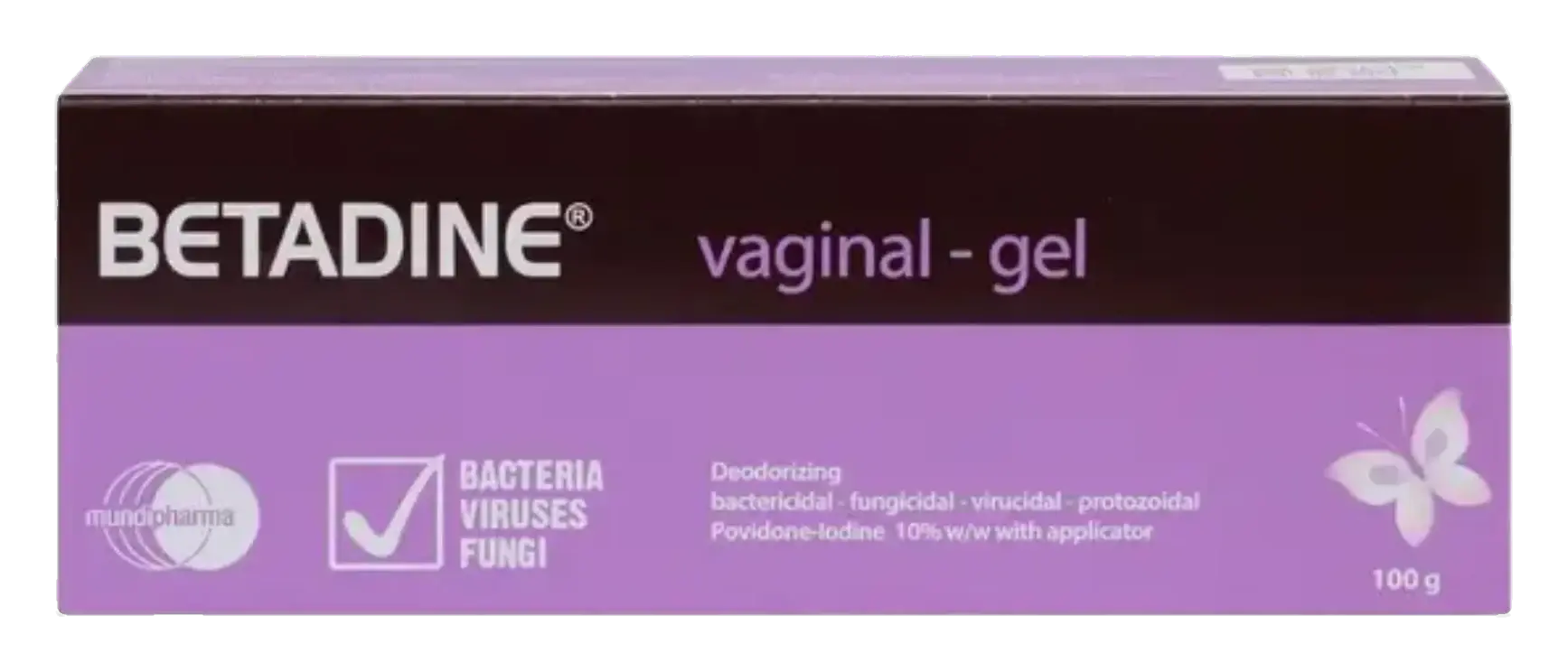 Betadine Povidone-Iodine Antiseptic Vaginal Infection Treatment Gel 100g pack