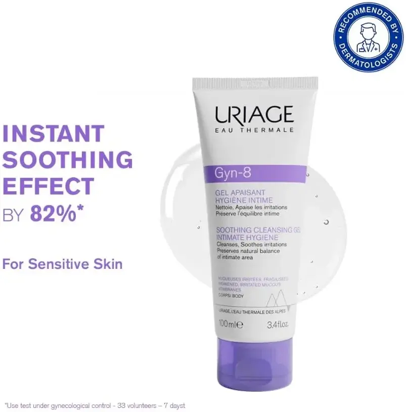 Uriage Gyn-8 Soothing Intimate Hygiene Cleansing Gel 100mL