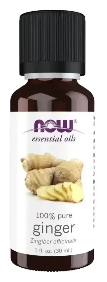 Now Pure Ginger Essential Oil 30mL pack