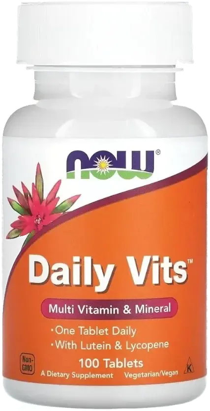 Now Daily Vits Multivitamin & Mineral with Lutein & Lycopene Tablets 100s pack