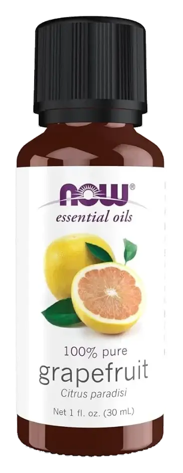 Now Cold Pressed Grapefruit Essential Oil 30mL pack