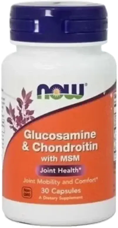 Now Glucosamine Chondroitin & MSM Joint Health Capsules 30s pack