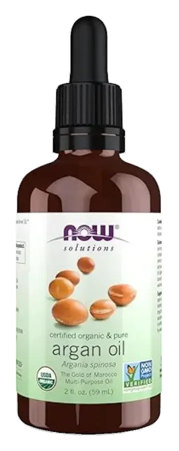 Now Solutions Certified Organic Argan Oil for Hair & Skin 59mL pack