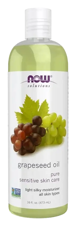 Now Solutions Moisturising Face & Body Oil with Grape Seed Oil 118mL pack