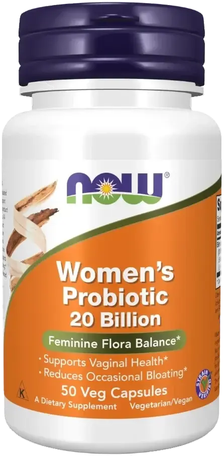 Now Women's Probiotic Digestive & Vaginal Health Capsules 50s pack