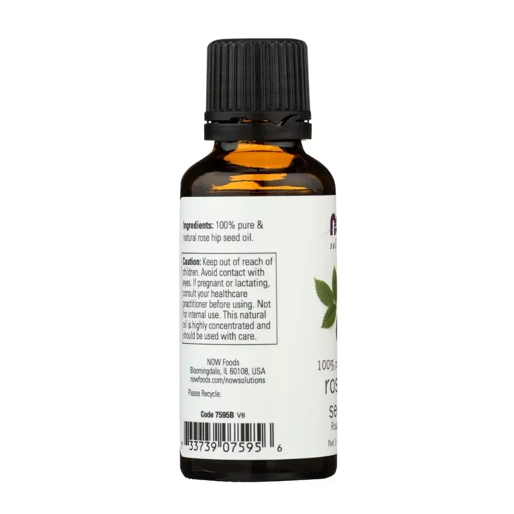 Now Solutions 100% Pure Rosehip Seed Oil for Skin & Hair 30mL