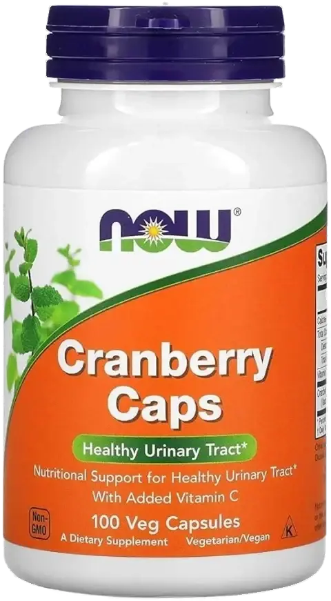 Now Cranberry Urinary Tract Support Capsules with Vitamin C 100s pack