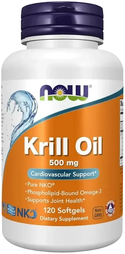 Now Neptune Krill Oil Cardiovascular Support Softgels 500mg 60s pack