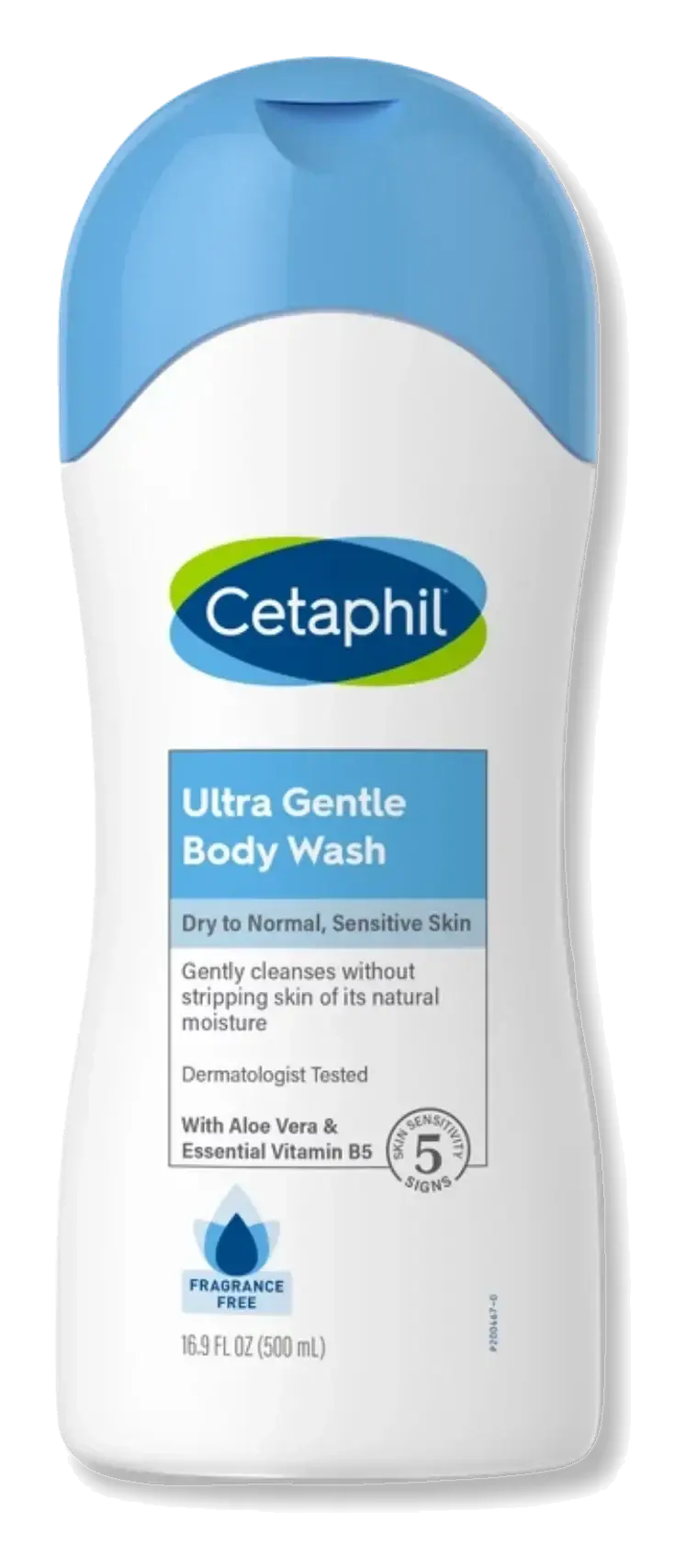Cetaphil Ultra Gentle Fragrance-Free Body Wash for Sensitive Skin 500ml pack