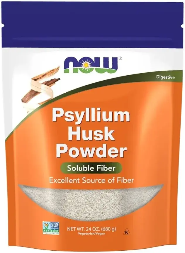 Now Psyllium Husk Powder Fibre & Digestive Health Supplement 680g pack