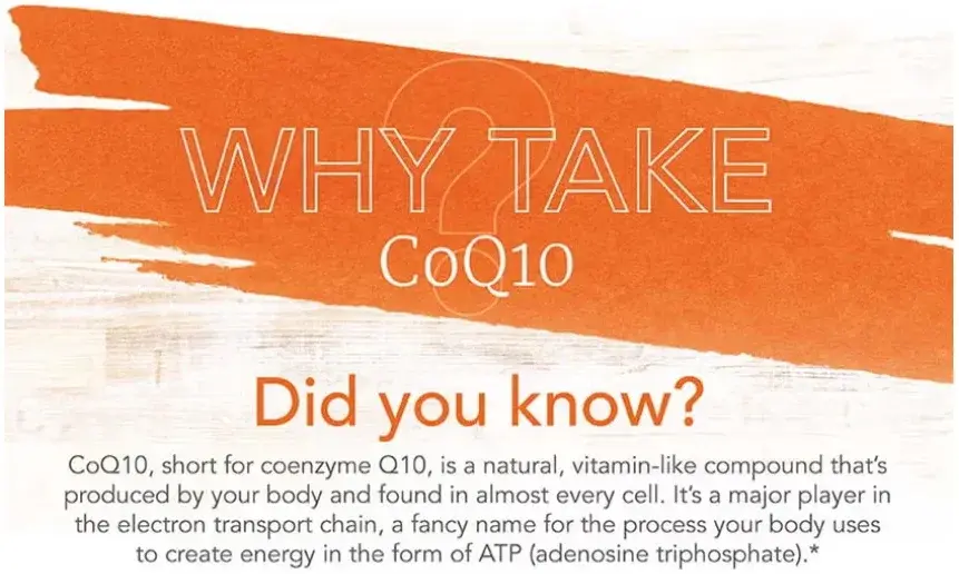 Now CoQ10 Cardiovascular & Energy Support Softgels 100mg 50s