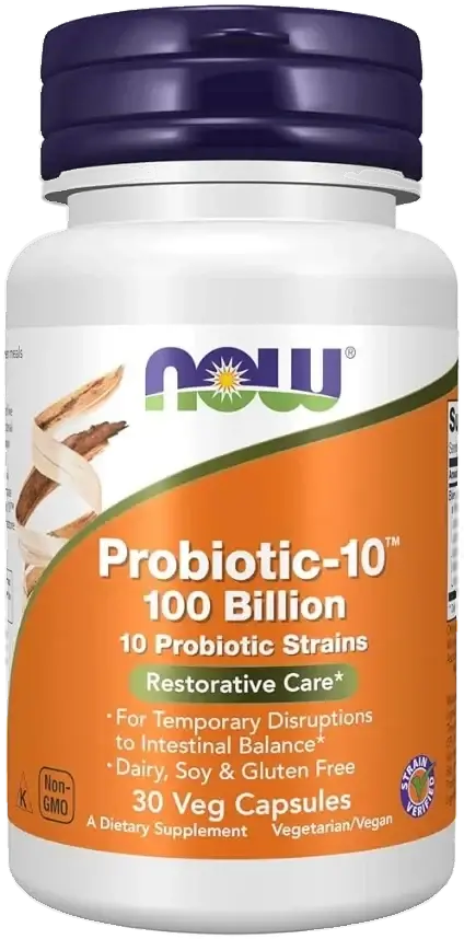 Now Probiotic-10 Digestive & Immune Support Capsules 30s pack