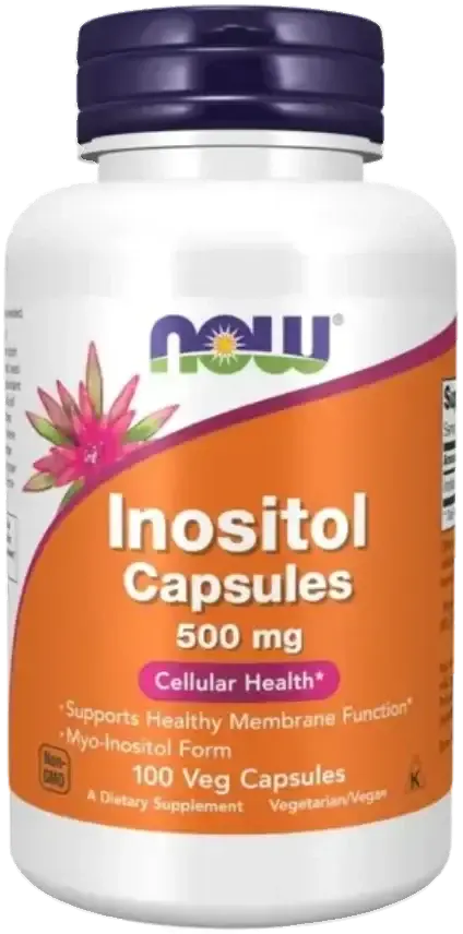 Now Inositol Cellular & Mood Health Support Capsules 500mg 100s pack