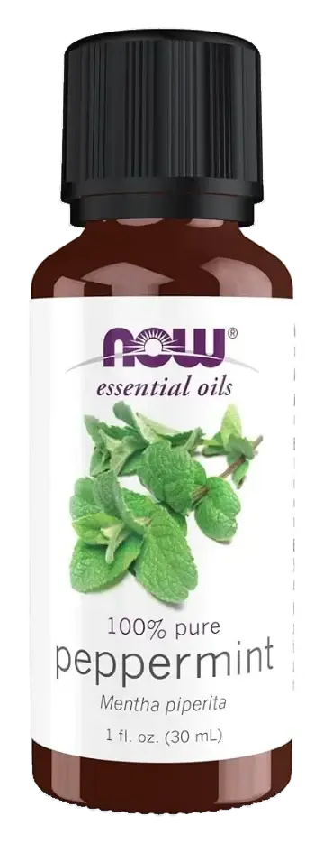 Now Organic 100% Pure Peppermint Essential Oil 30mL pack