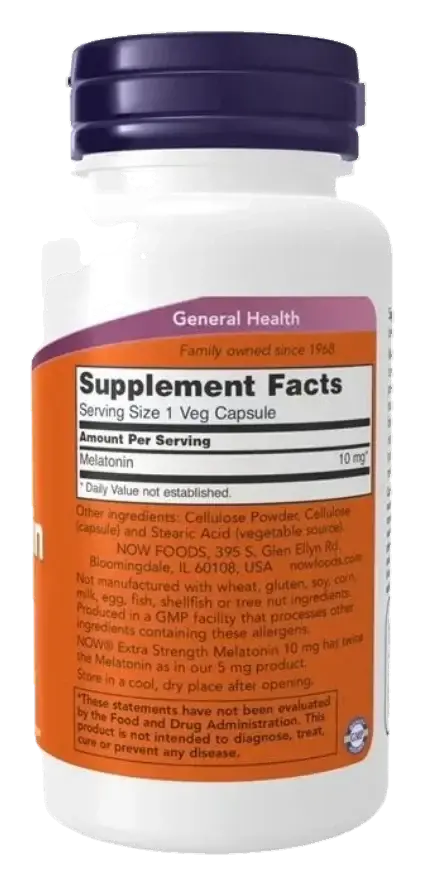 Now Melatonin Sleep Support Tablets 10mg 100s