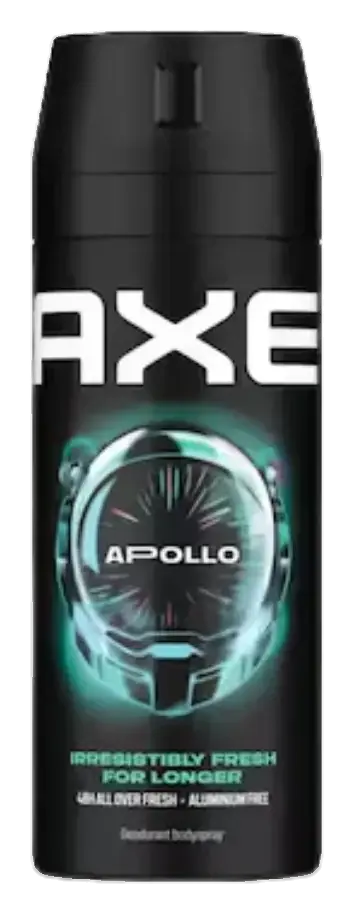 Axe Apollo Men's Long-Lasting Deodorant Body Spray 150mL pack