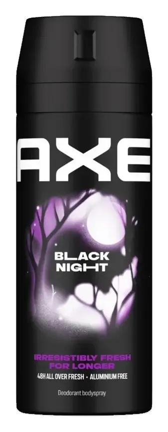 Axe Black Night Men's Long-Lasting Deodorant Body Spray 150mL pack
