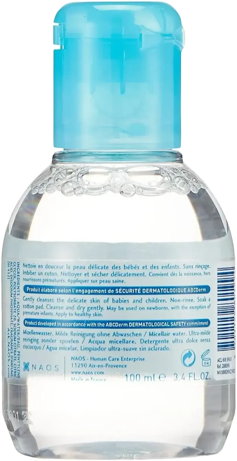Bioderma ABC Derm H2O Gentle Baby Micellar Cleansing Water 100ml