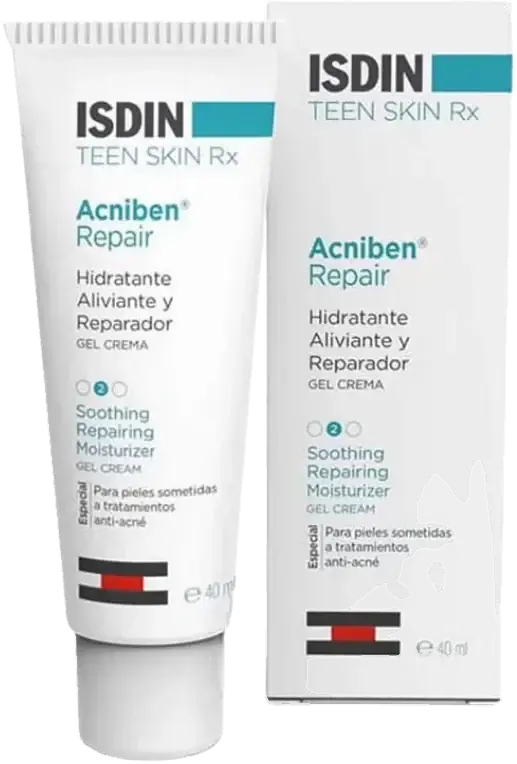 Isdin Acniben Repair Hydrating Gel for Acne-Prone Skin 40mL pack
