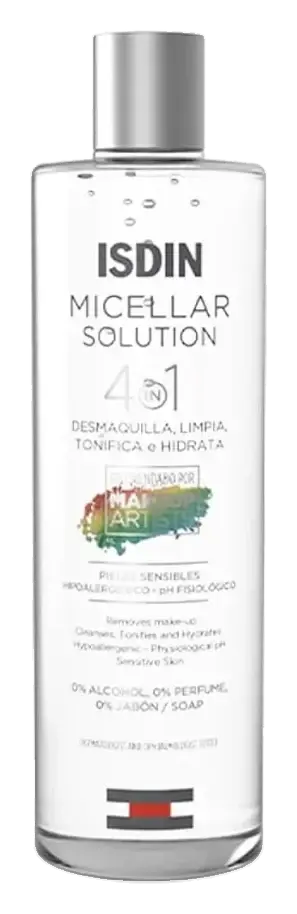 Isdin Micellar Solution Gentle Skin Cleanser & Make-Up Remover 400mL pack