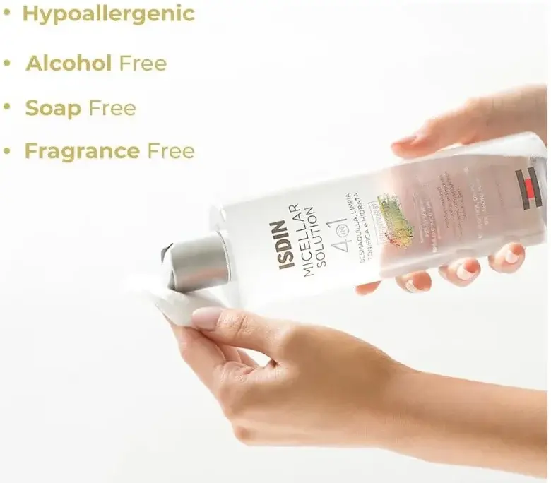 Isdin Micellar Solution Gentle Skin Cleanser & Make-Up Remover 400mL
