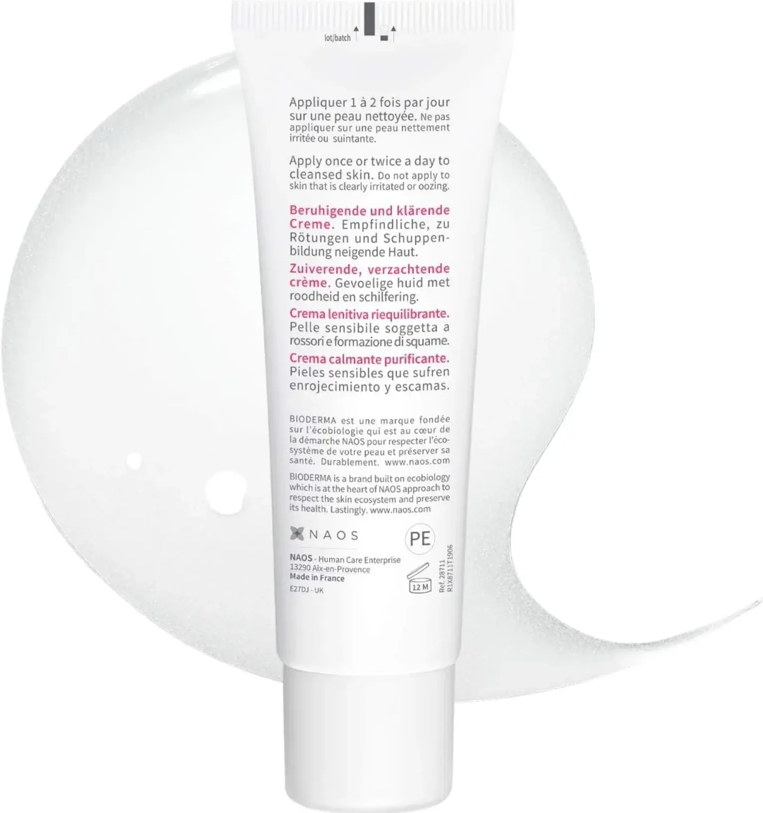 Bioderma Sensibio DS Anti-Dandruff Soothing Cream for Sensitive Skin 40ml