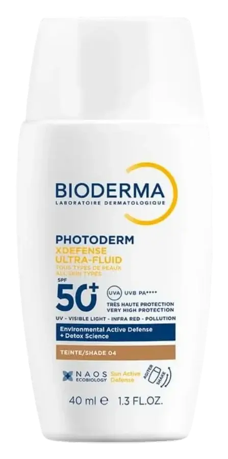 Bioderma Photoderm XDefense Ultra-Fluid Sunscreen SPF50+ Brown 40mL pack