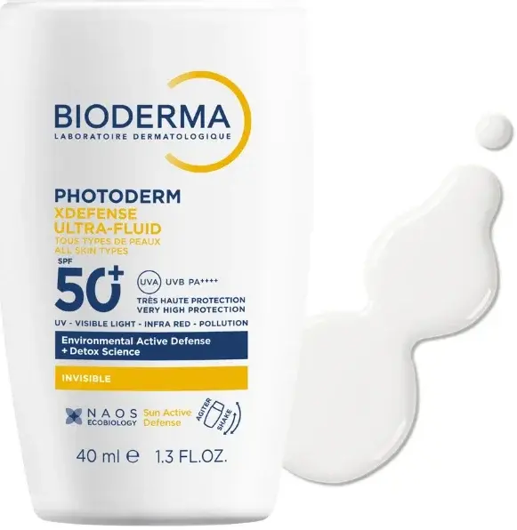 Bioderma Photoderm XDefense Ultra-Fluid Invisible Sunscreen SPF50+ 40mL pack