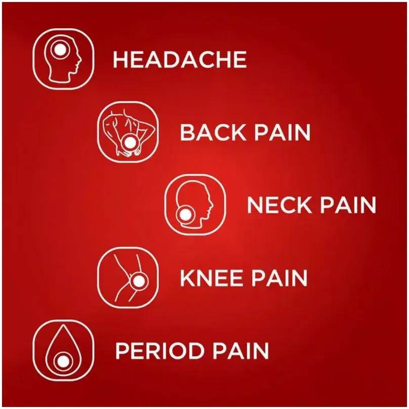 Panadol Extra relieves headache, back pain, neck pain, knee pain and period pain