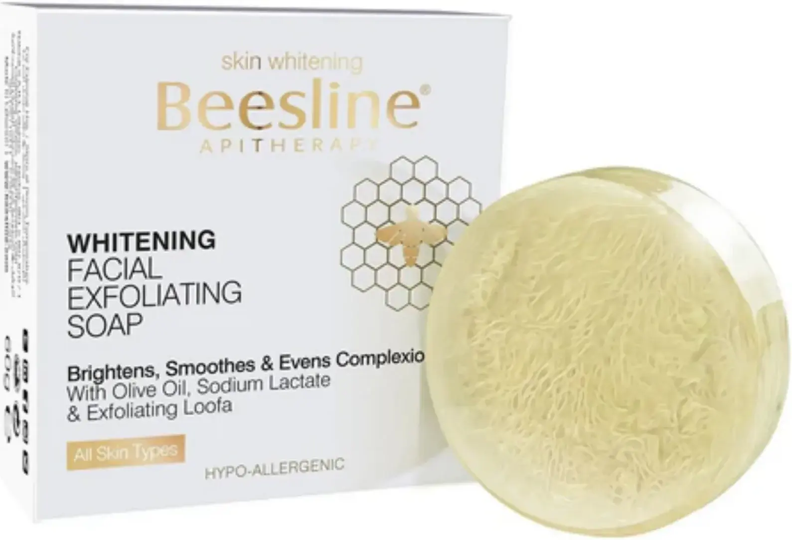 Beesline Whitening Brightening Facial Exfoliating Soap Bar 60g