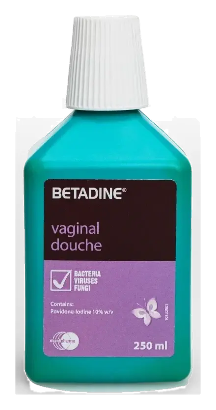 Betadine Povidone-Iodine Medicated Antiseptic Vaginal Douche 250ml