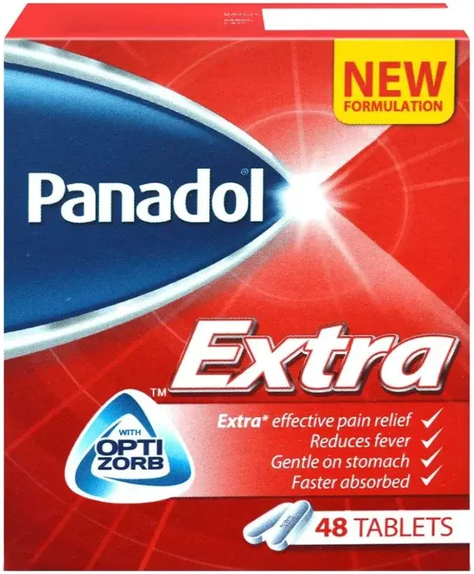 Panadol Extra with OPTIZORB 48 tablets pack