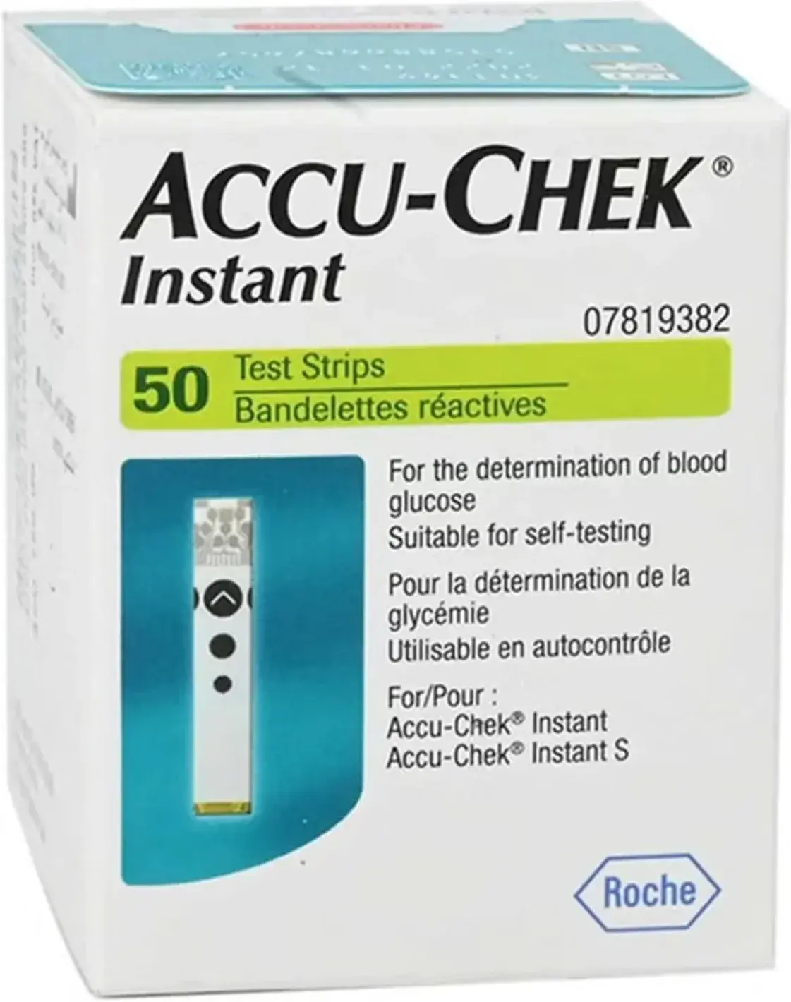 Accu-Chek Instant Blood Glucose Test Strips 50s pack