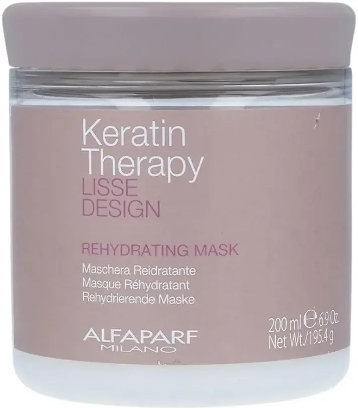 Alfaparf Keratin Therapy Deep Rehydrating Hair Mask 200mL pack