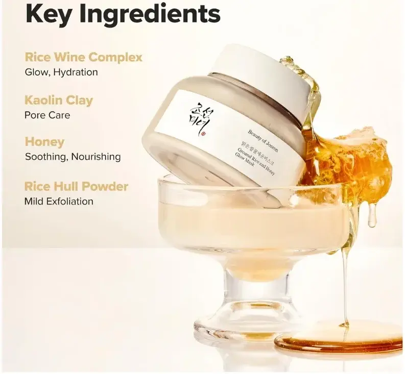 Beauty of Joseon Ground Rice & Honey Brightening Glow Mask 150mL