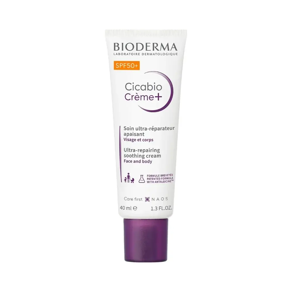 Bioderma Cicabio Creme Plus SPF50 Repairing Sunscreen Cream 40mL pack