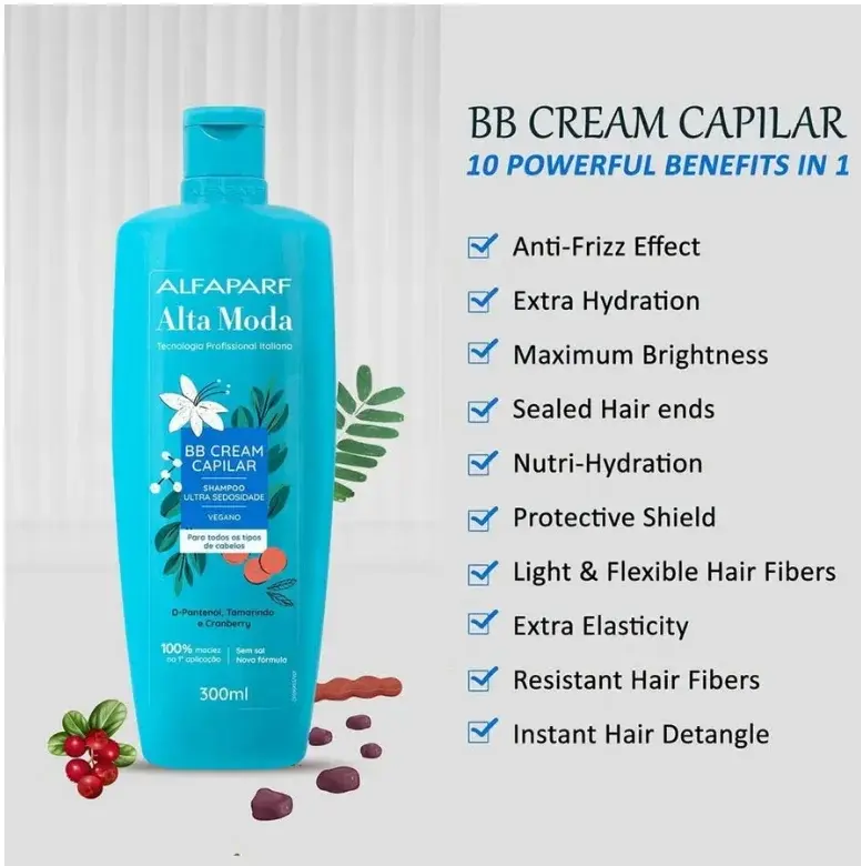 Alta Moda BB Cream Multi-Benefit Shampoo for All Hair Types 300mL