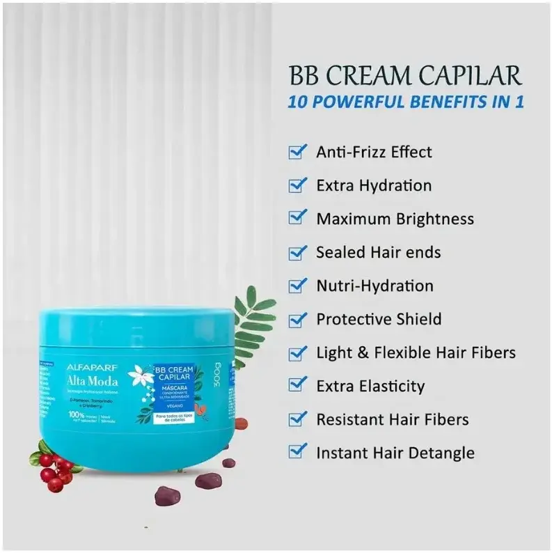 Alta Moda BB Cream Multi-Benefit Hair Mask for All Hair Types 300g
