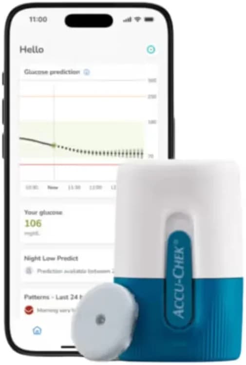 Accu-Chek SmartGuide Continuous Glucose Monitoring Sensor CGM Kit