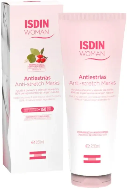 Isdin Women Anti-Stretch Mark Moisturising Cream 250mL pack
