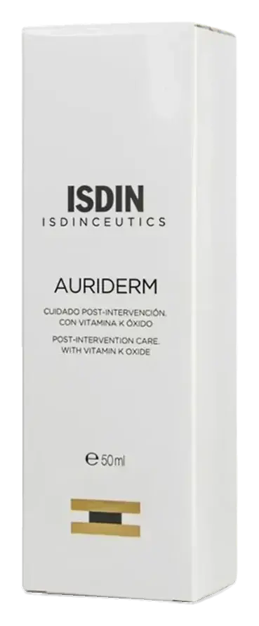 Isdin Auriderm Post-Procedure Healing Cream 50mL pack
