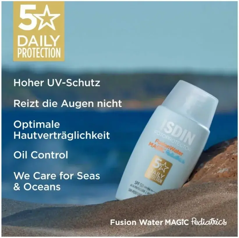 Isdin Pediatric Fusion Water SPF50+ Wet Skin Sunscreen 50mL