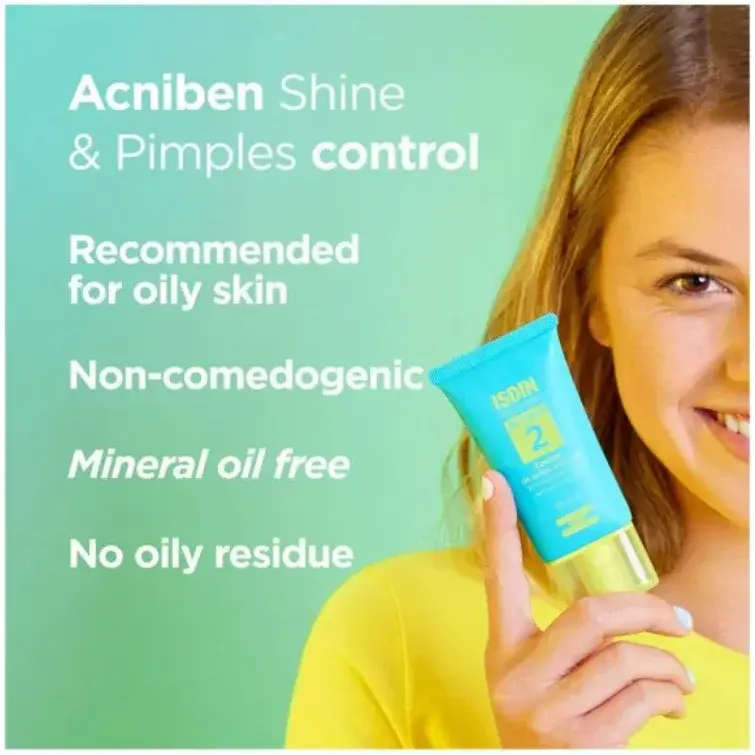 Isdin Acniben Shine & Pimples Control Gel for Acne-Prone Skin 40mL